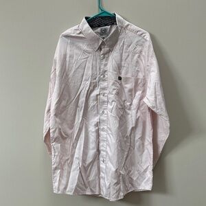 Cinch Men's Pink Casual Button Down Shirt